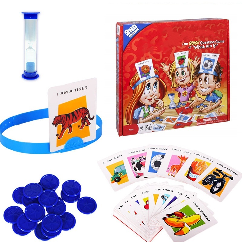 Party Games Quiz - Anak-anak kartu lucu papan permainan mainan