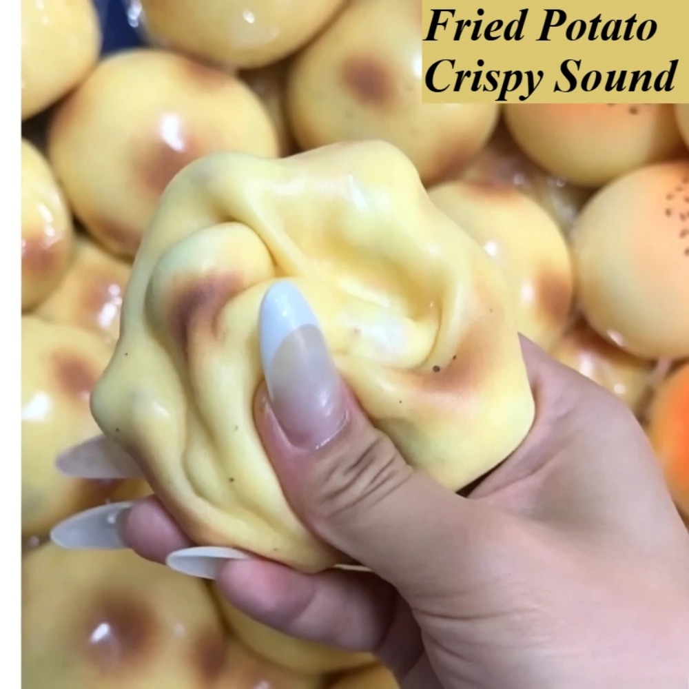 Party Games Gifts - Mainan Squishy Bentuk Kentang Goreng, Suara