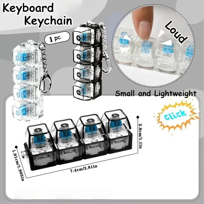 Gantungan Kunci Keyboard LED M - Party Games For Adults And Kids ulasan dan harga