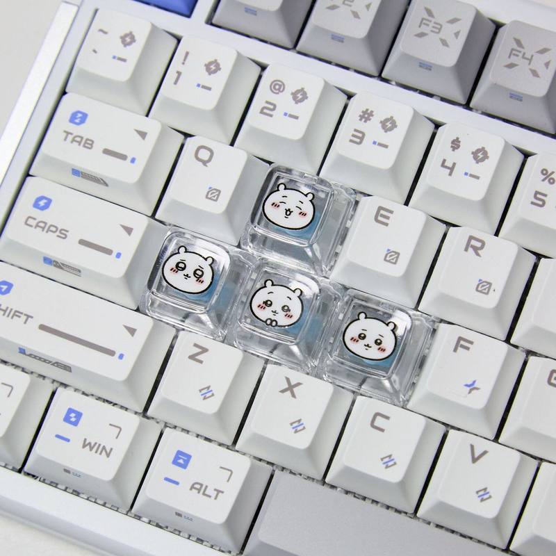 Chiikawa 4 Buah Keycap Transpa - Party Games Pc ulasan dan harga