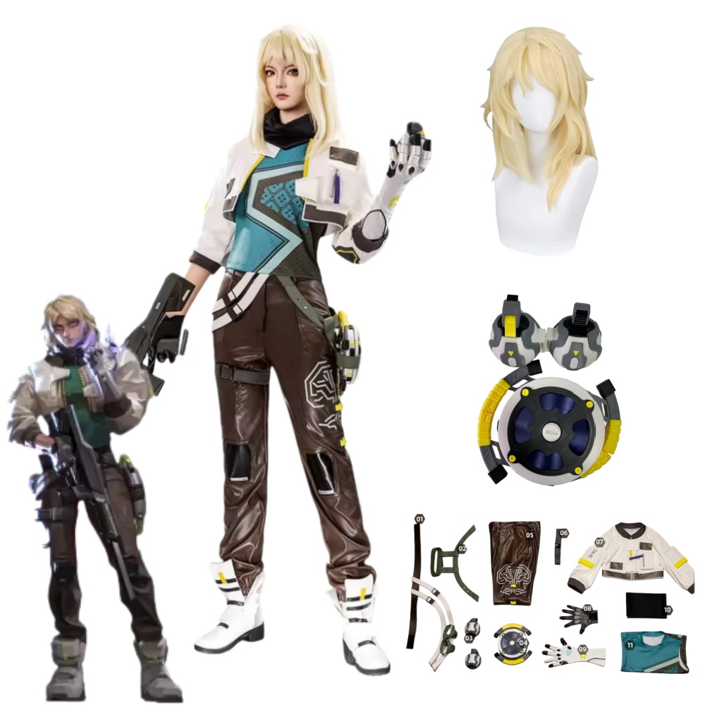 Kostum Cosplay Deadlock VALORA - Party Games Carnival ulasan dan harga